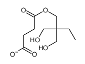 4-[2,2-bis(hydroxymethyl)butoxy]-4-oxobutanoate结构式