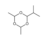 s-Trioxane, 2-isopropyl-4,6-dimethyl- (6CI) structure