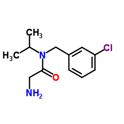 N-(3-Chlorobenzyl)-N-isopropylglycinamide Structure