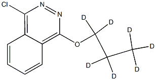 1-Chloro-4-(n-propoxy-d7)-phthalazine Structure