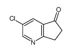 3-chloro-6,7-dihydrocyclopenta[b]pyridin-5-one结构式