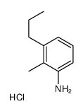 2-Methyl-3-propylaniline hydrochloride (1:1) Structure