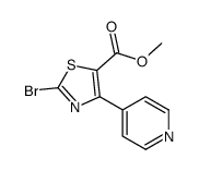 methyl 2-bromo-4-pyridin-4-yl-1,3-thiazole-5-carboxylate Structure
