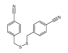 4-[[(4-cyanophenyl)methyldisulfanyl]methyl]benzonitrile结构式