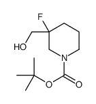 3-氟-3-(羟甲基)哌啶-1-甲酸叔丁酯结构式