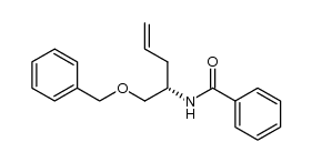 (S)-N-(1-(benzyloxy)pent-4-en-2-yl)benzamide Structure