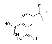 2-Borono-5-trifluoromethylbenzamide Structure