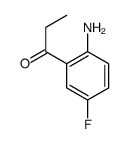 1-(2-amino-5-fluorophenyl)propan-1-one结构式