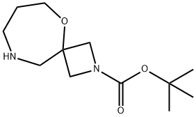 5-氧杂-2,9-二氮杂螺[-3]癸烷-2-羧酸叔丁酯结构式