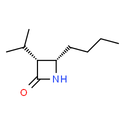 2-Azetidinone,4-butyl-3-(1-methylethyl)-,cis-(9CI) Structure