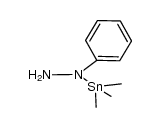 (H)2NNPhSnMe3结构式