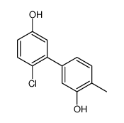 5-(2-chloro-5-hydroxyphenyl)-2-methylphenol结构式