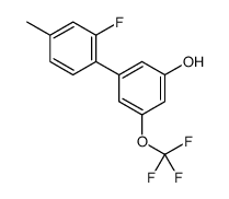 3-(2-fluoro-4-methylphenyl)-5-(trifluoromethoxy)phenol Structure