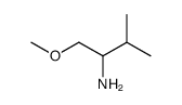 1-methoxy-3-methyl-2-butanamine结构式