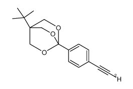 1-tert-butyl-4-[4-(2-deuterioethynyl)phenyl]-3,5,8-trioxabicyclo[2.2.2]octane Structure