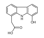 2-(8-hydroxy-9H-carbazol-1-yl)acetic acid Structure