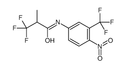 3,3,3-trifluoro-2-methyl-N-[4-nitro-3-(trifluoromethyl)phenyl]propanamide structure