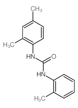 Urea,N-(2,4-dimethylphenyl)-N'-(2-methylphenyl)-结构式