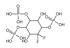 2,2-difluoro-2-deoxy-inositol 1,4,5-trisphosphate结构式