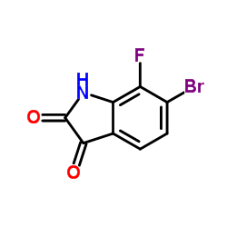 6-bromo-7-fluoroisatin picture
