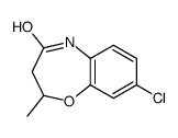 3-Chloro-6-methyl-6,7-dihydro-9H-5-oxa-9-azabenzocyclohepten-8-one结构式