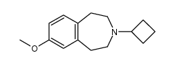 7-methoxy-3-cyclobutyl-2,3,4,5-tetrahydro-1H-benzo[d]azepine Structure