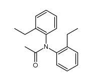 N,N-bis(2-ethylphenyl)acetamide Structure