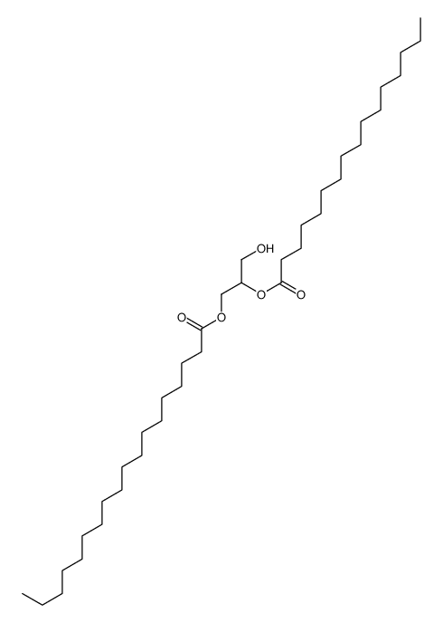 1-Stearoyl-2-Palmitoyl-rac-glycerol结构式