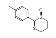 2-(p-methylphenyl)-1,3-dithiane-1-oxide Structure