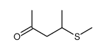 4-(methyl thio)-2-pentanone structure