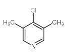 4-CHLORO-3,5-DIMETHYLPYRIDINE structure