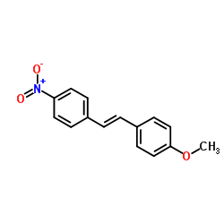 Anisole, p-(p-nitrostyryl)-, (E)- structure