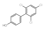 4-Hydroxy-2',4',6'-trichlorobiphenyl structure