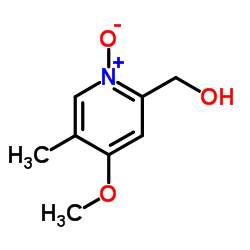 (4-Methoxy-5-methyl-1-oxido-2-pyridinyl)methanol Structure