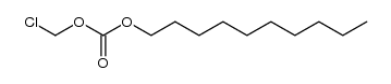 decyl chloromethyl carbonate结构式