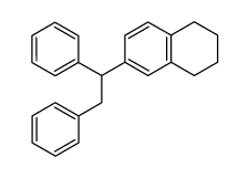 6-(1,2-diphenylethyl)-1,2,3,4-tetrahydronaphthalene Structure