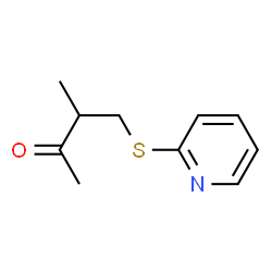 2-Butanone,3-methyl-4-(2-pyridinylthio)-,(+)-(9CI)结构式