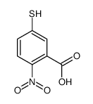 2-nitro-5-sulfanylbenzoic acid结构式