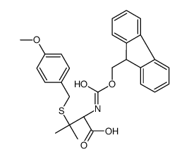 FMOC-D-PEN(4-MEOBZL)-OH Structure