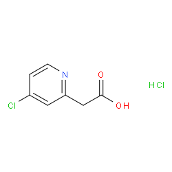 2-(4-Chloropyridin-2-yl)acetic acid hydrochloride Structure