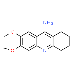 6,7-DIMETHOXY-1,2,3,4-TETRAHYDROACRIDIN-9-AMINE Structure
