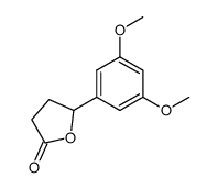 5-(3,5-dimethoxy-phenyl)-dihydro-furan-2-one结构式