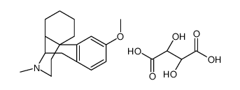 Morphinan,3-methoxy-N-methyl-,(2S,3S)-2,3-dihydroxybutanedioate (1:1) Structure