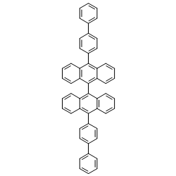 10,10'-Di(4-biphenylyl)-9,9'-bianthracene structure