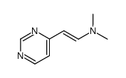 Ethenamine, N,N-dimethyl-2-(4-pyrimidinyl)-, (E)- (9CI) structure