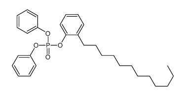 (2-dodecylphenyl) diphenyl phosphate Structure