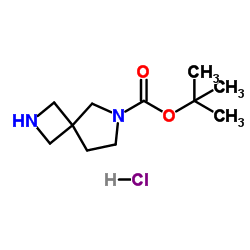 tert-Butyl 2,6-diazaspiro[3.4]octane-6-carboxylate hydrochloride Structure