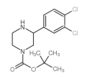 1-BOC-3-(3,4-DICHLOROPHENYL)PIPERAZINE Structure