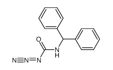 diphenylmethyl carbamoyl azide Structure