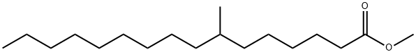 Hexadecanoic acid, 7-methyl-, methyl ester结构式
